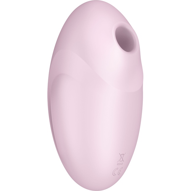 Розовый вакуум-волновой стимулятор с вибрацией Vulva Lover 3. Фотография 5.