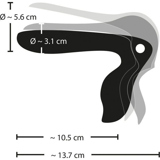 Вагинальный расширитель Vibrating Speculum с вибрацией и подсветкой - Bad Kitty. Фотография 4.