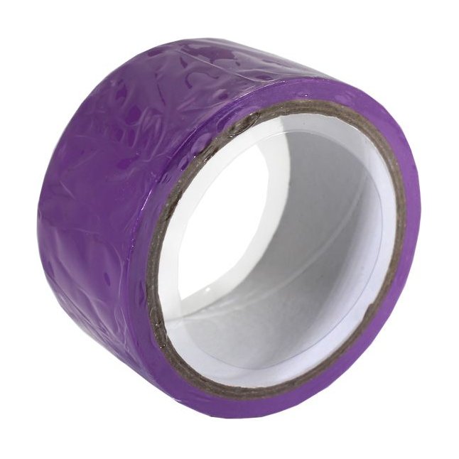 Фиолетовый скотч для связывания Bondage Tape - 15 м