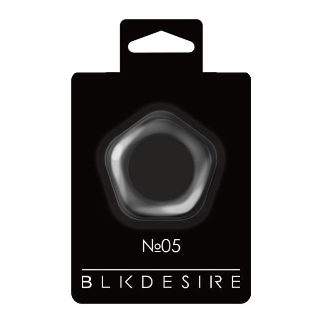 Черное эрекционное кольцо №05 Cock Ring - BLKDESIRE. Фотография 3.