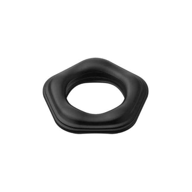 Черное эрекционное кольцо №05 Cock Ring - BLKDESIRE. Фотография 5.