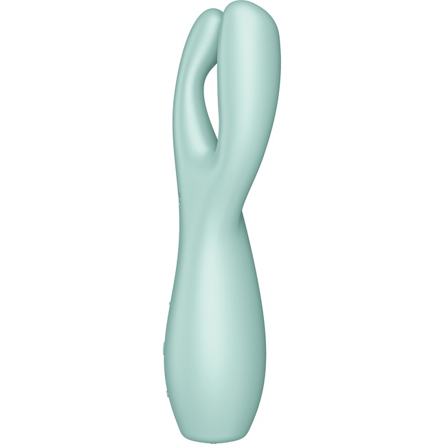 Мятный клиторальный вибромассажер Threesome 3. Фотография 3.