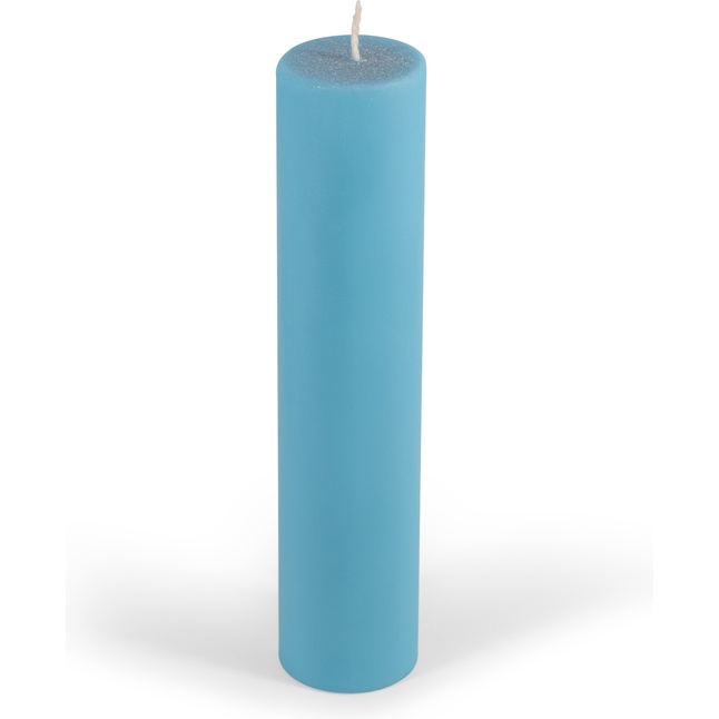 Голубая БДСМ-свеча To Warm Up - Bondage Collection. Фотография 2.