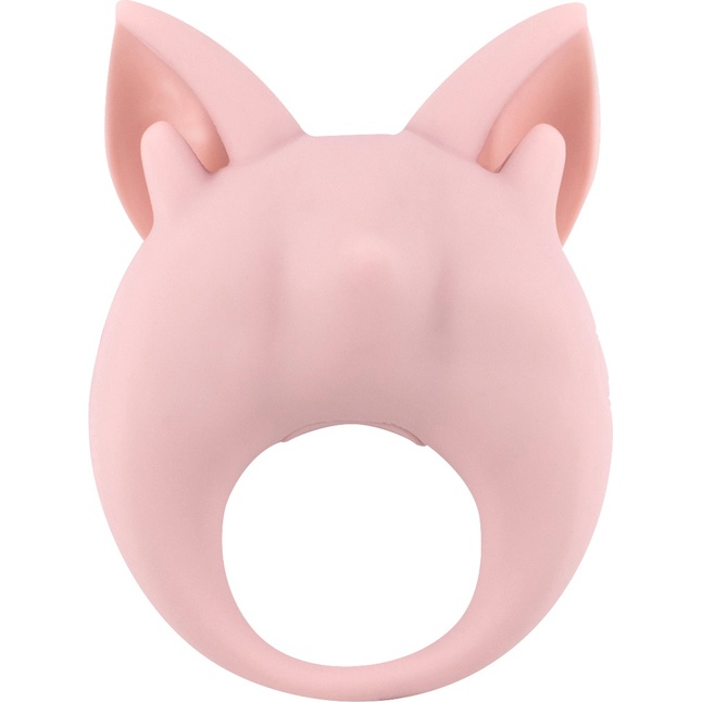 Нежно-розовое перезаряжаемое эрекционное кольцо Kitten Kiki - MiMi Animals