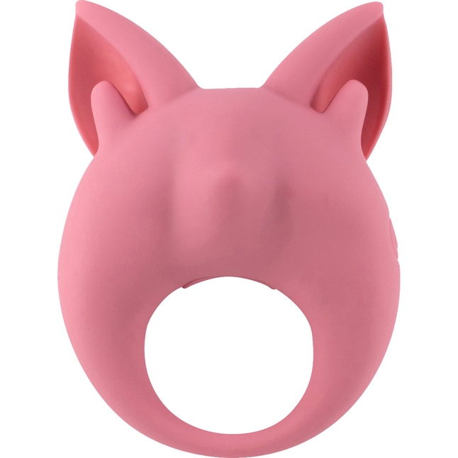 Розовое перезаряжаемое эрекционное кольцо Kitten Kiki - MiMi Animals