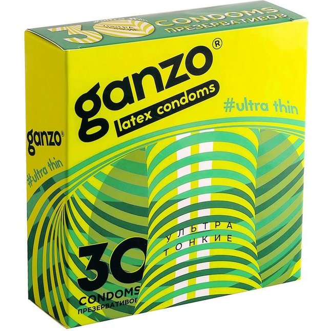 Ультратонкие презервативы Ganzo Ultra thin - 30 шт
