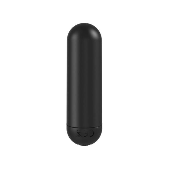Черная перезаряжаемая анальная пробка №08 Cone-shaped butt plug - 13,5 см - BLKDESIRE. Фотография 13.