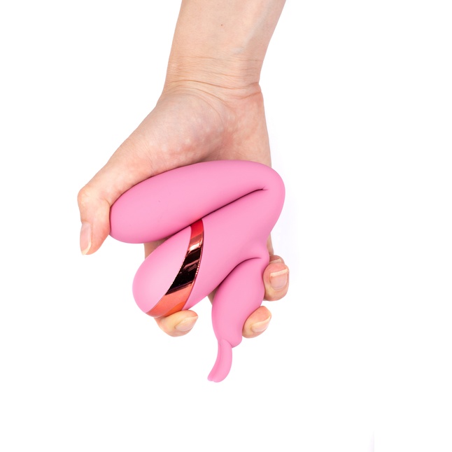 Розовый перезаряжаемый вибратор Lily - 19,6 см - Take it easy. Фотография 4.