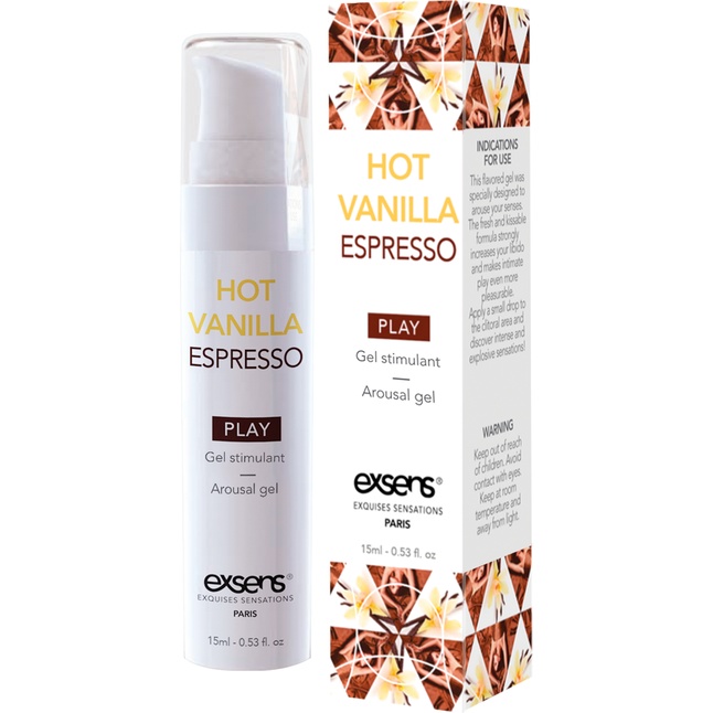 Возбуждающий гель Hot Vanilla Espresso Arousal Gel - 15 мл