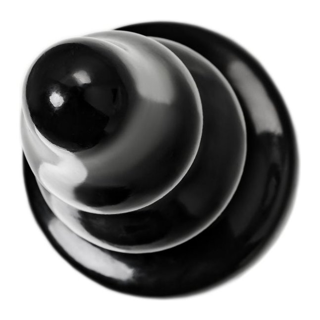 Черная анальная втулка Monoceros - 15 см. Фотография 9.