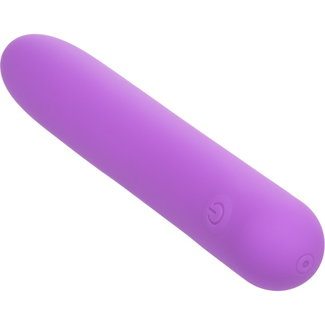 Фиолетовый мини-вибратор Bliss Liquid Silicone Mini Vibe - 10,75 см - Bliss. Фотография 8.