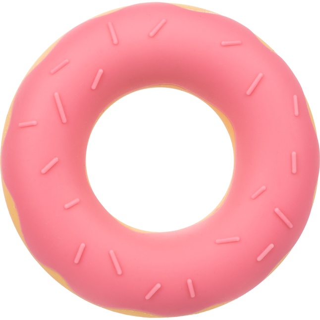 Эрекционное кольцо в форме пончика Dickin’ Donuts Silicone Donut Cock Ring - Naughty Bits. Фотография 5.