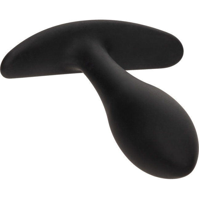 Черная анальная пробка для ношения Teardrop Plug - Boundless. Фотография 6.