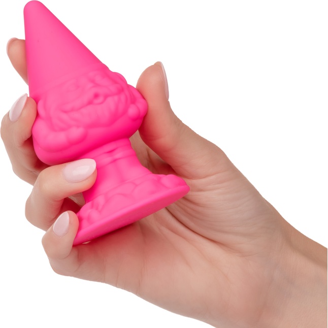 Розовая анальная пробка в форме гнома Anal Gnome - Naughty Bits. Фотография 3.