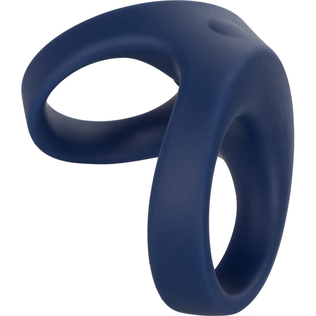 Синее эрекционное виброкольцо Rechargeable Max Dual Ring - Viceroy. Фотография 11.