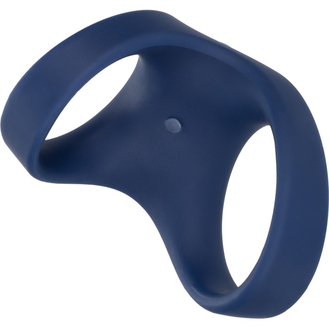 Синее эрекционное виброкольцо Rechargeable Max Dual Ring - Viceroy