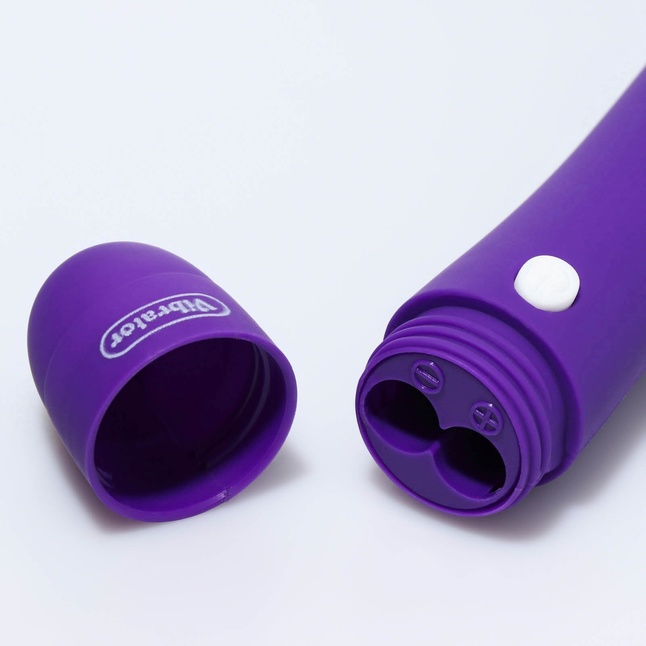 Фиолетовый классический вибратор с 12 режимами вибрации - 17 см - Оки-Чпоки. Фотография 3.