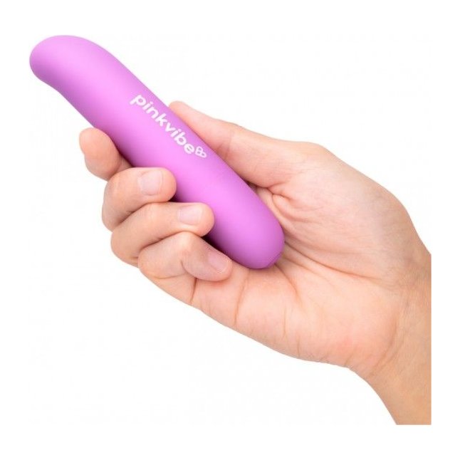 Фиолетовый вибромассажер Pink Vibe для стимуляции точки G и клитора - 12,2 см. Фотография 3.