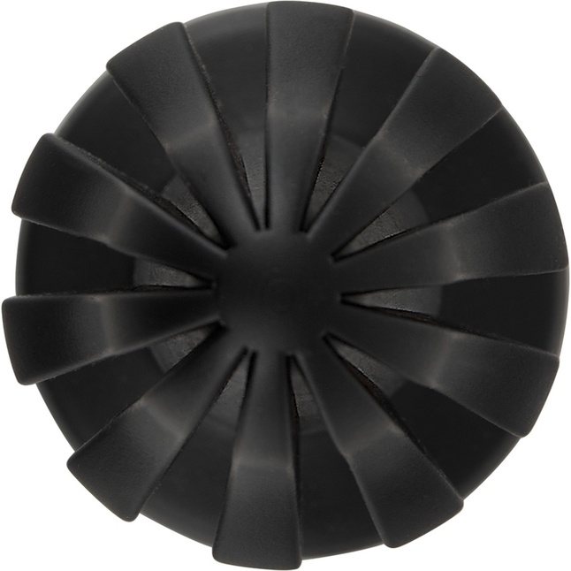 Черная анальная пробка Super Soft Butt Plug - 11,1 см - Anos. Фотография 9.