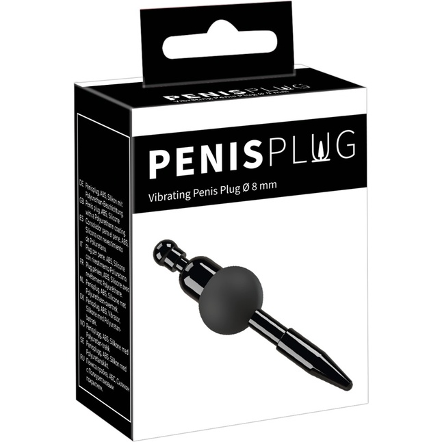 Черный уретральный вибростимулятор Vibrating Penis Plug - You2Toys. Фотография 2.