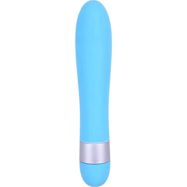 Голубой классический вибратор Precious Passion Vibrator - 17 см - M-Mello