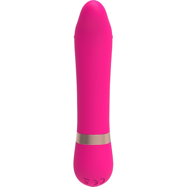 Розовый мини-вибратор для массажа G-точки Cuddly Vibe - 11,9 см - M-Mello. Фотография 3.