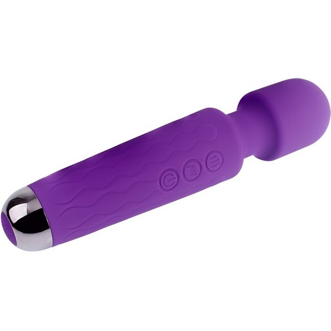 Фиолетовый жезловый вибратор Wacko Touch Massager - 20,3 см - Basic Luv Theory. Фотография 3.