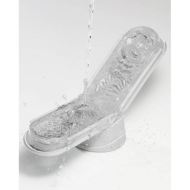 Белый мастурбатор Tenga Flip Zero Gravity с вибрацией - FLIP Series. Фотография 12.