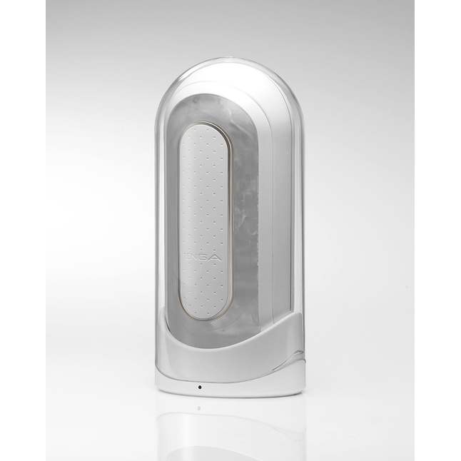 Белый мастурбатор Tenga Flip Zero Gravity с вибрацией - FLIP Series. Фотография 14.