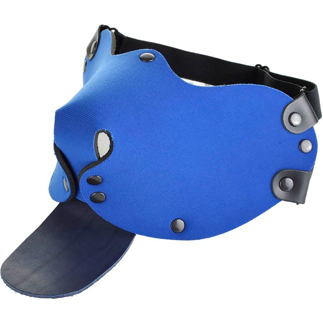 Синяя неопреновая маска Дог - BDSM accessories