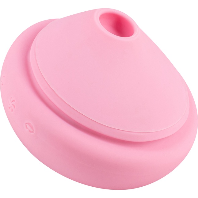 Розовый вакуум-волновой вибратор в форме капкейка - Cupcake. Фотография 3.
