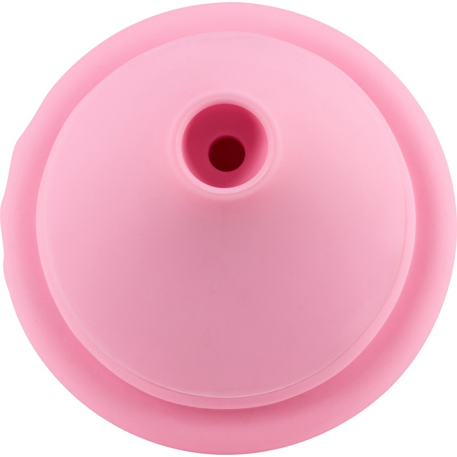 Розовый вакуум-волновой вибратор в форме капкейка - Cupcake. Фотография 5.