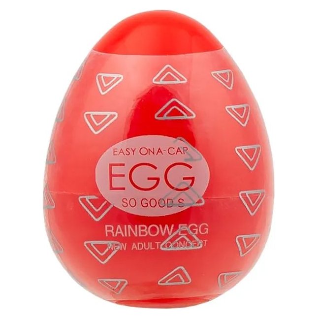Мастурбатор-яйцо OYO Rainbow Red FFF