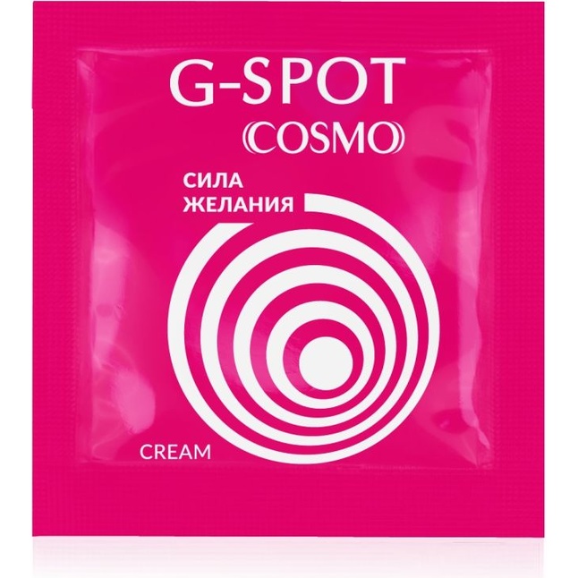Стимулирующий интимный крем для женщин Cosmo G-spot - 2 гр - Возбуждающие средства