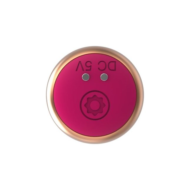 Розовый перезаряжаемый мини-вибратор - 12 см. Фотография 19.