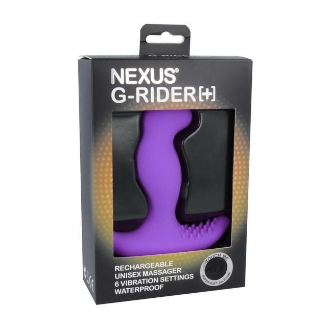 Фиолетовый вибромассажер простаты Nexus G-Rider - 12,6 см. Фотография 3.