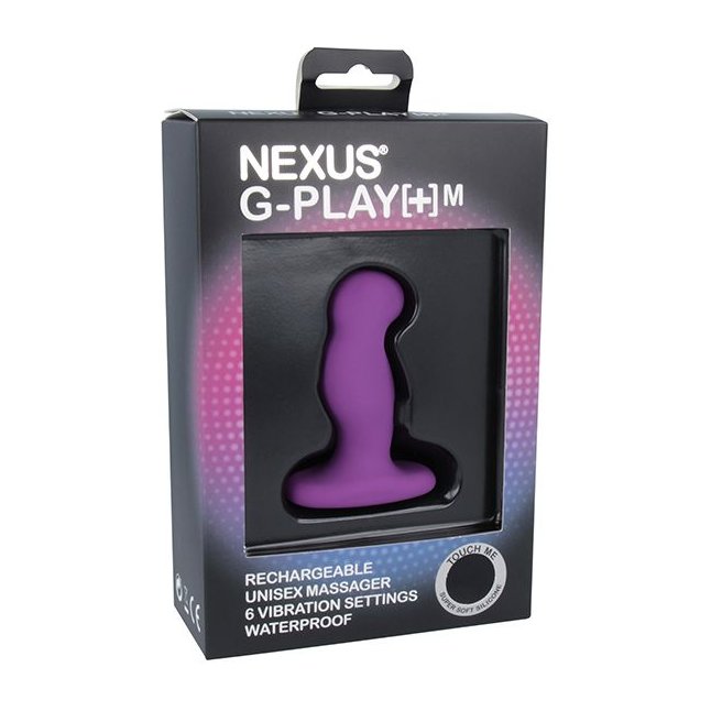 Фиолетовая вибровтулка Nexus G-Play M. Фотография 3.