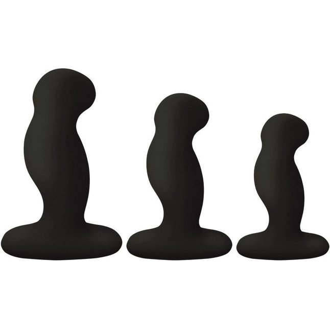 Набор из 3 черных вибровтулок Nexus G-Play Trio