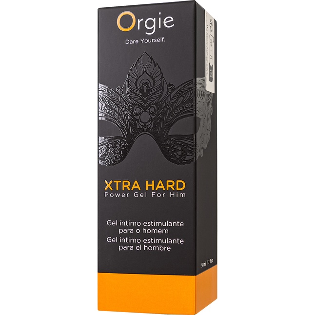Возбуждающий крем для мужчин ORGIE Xtra Hard Power Gel for Him - 50 мл. Фотография 6.