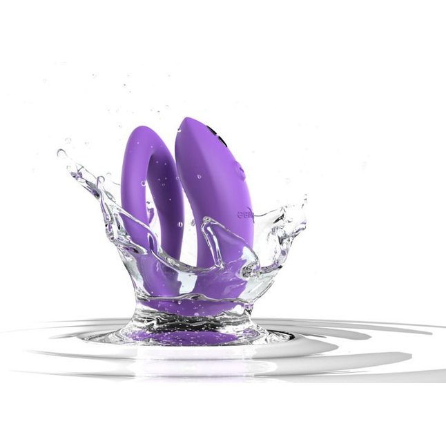 Фиолетовый вибратор для пар We-Vibe Sync O. Фотография 11.