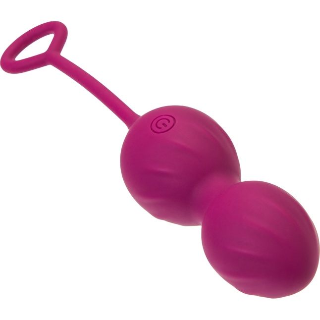 Бордовые вагинальные шарики Moussy с вибрацией и пультом ДУ - L EROINA. Фотография 4.