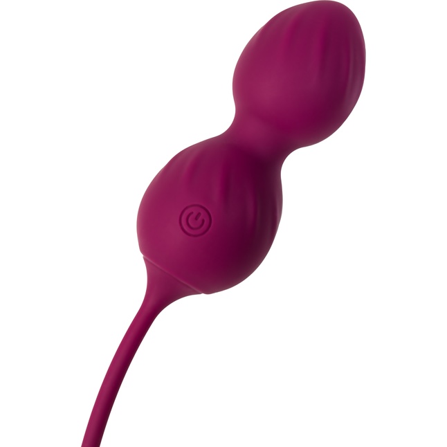Бордовые вагинальные шарики Moussy с вибрацией и пультом ДУ - L EROINA. Фотография 10.