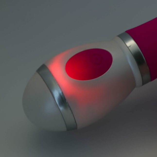 Ярко-розовый вибратор-язык Tongue Lick - 16,5 см - Оки-Чпоки. Фотография 5.