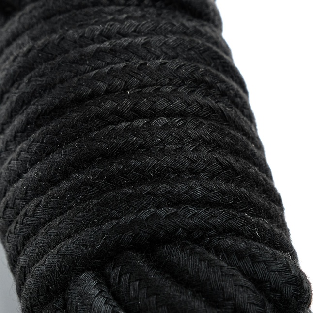 Черная мягкая веревка для бондажа - 5 метров - Оки-Чпоки. Фотография 5.
