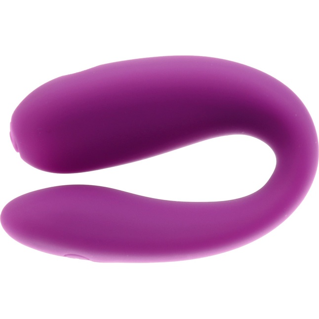 Фиолетовый стимулятор для пар с вибропулей - Оки-Чпоки. Фотография 6.