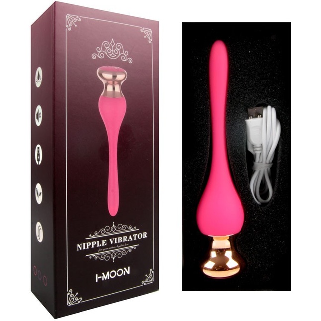 Розовый вибромассажер Nipple Vibrator - 14,5 см. Фотография 2.