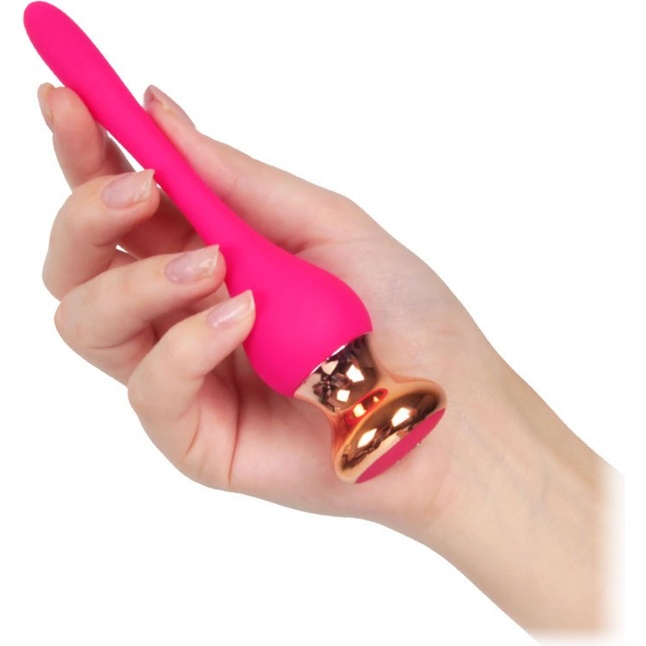 Розовый вибромассажер Nipple Vibrator - 14,5 см. Фотография 3.