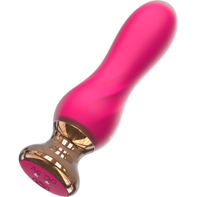 Розовый мини-вибратор Mini Vibrator с пультом ДУ - 12,5 см. Фотография 5.