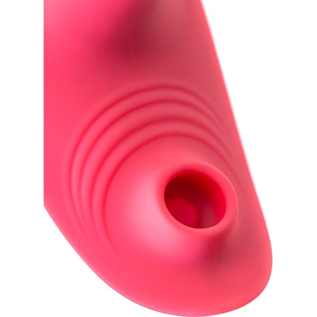 Розовый вибровкладыш в трусики с вакуум-волновой стимуляцией Xiari. Фотография 29.