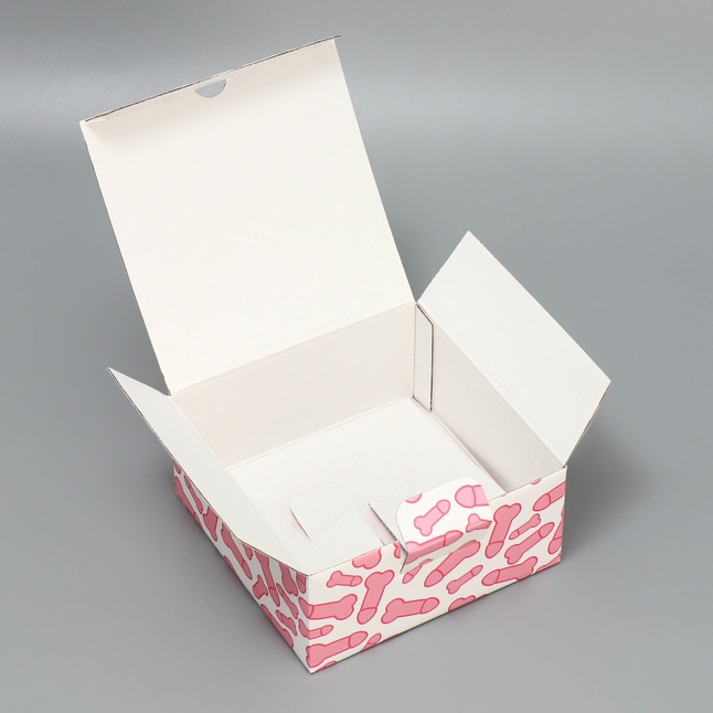 Сборная подарочная коробка «Паттерн» - 15 х 15 х 7 см - Дарите Счастье. Фотография 3.